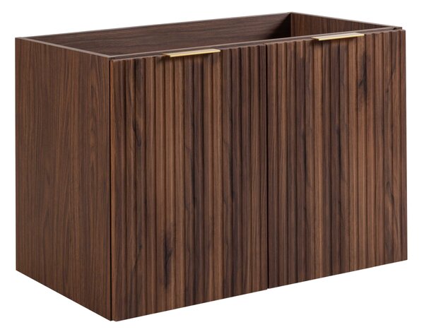 Skrinka pod umývadlo FLOW Oak walnut 80 2D | 80 cm