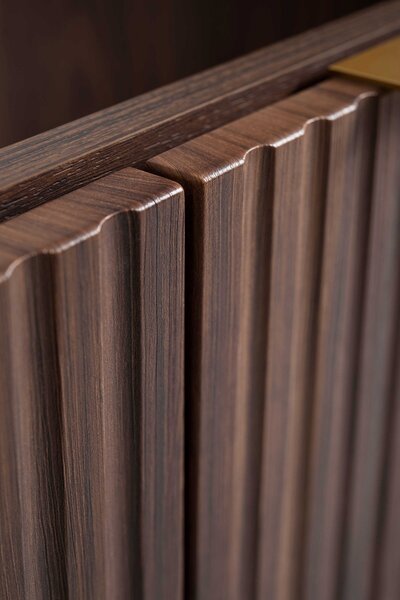 Skrinka pod umývadlo FLOW Oak walnut 60 2D | 60 cm