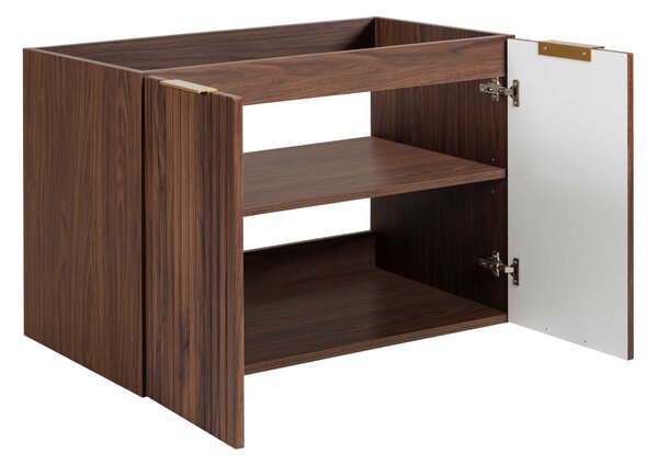 Skrinka pod umývadlo FLOW Oak walnut 80 2D | 80 cm