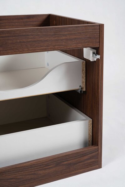 Skrinka pod umývadlo FLOW Oak walnut 80 2S | 80 cm