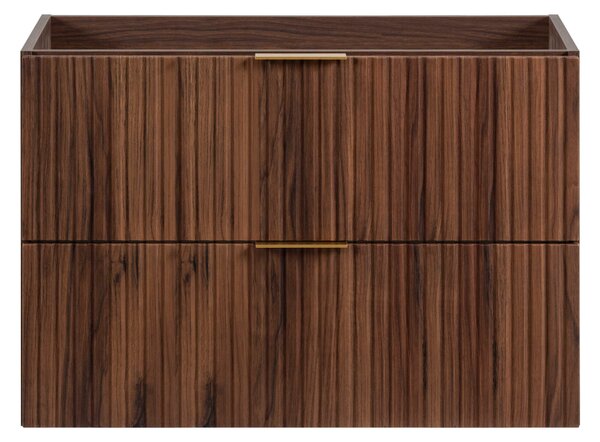 Skrinka pod umývadlo FLOW Oak walnut 80 2S | 80 cm