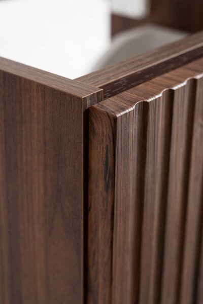 Skrinka pod umývadlo FLOW Oak walnut 80 2S | 80 cm