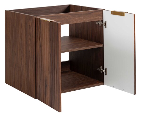 Skrinka pod umývadlo FLOW Oak walnut 60 2D | 60 cm