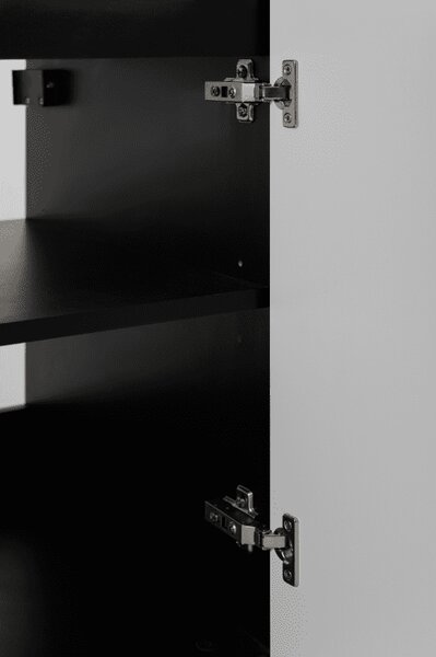 Skrinka pod umývadlo FLOW Black 80 2D | 80 cm