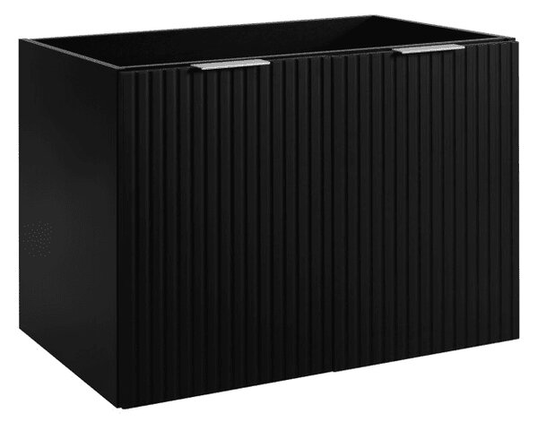 Skrinka pod umývadlo FLOW Black 80 2D | 80 cm