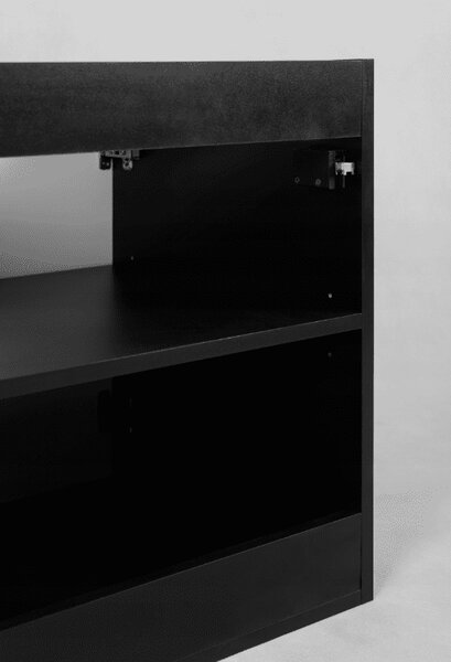 Skrinka pod umývadlo FLOW Black 80 2D | 80 cm