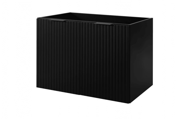 Skrinka pod umývadlo FLOW Black 80 2D | 80 cm