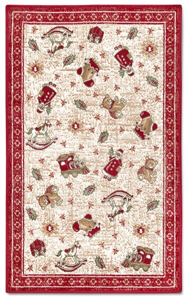 Villeroy & Boch Kusový koberec Toy's delight so strihaným vlasom 106217 Red, Multicolor, 50x80, červená, obývacia izba