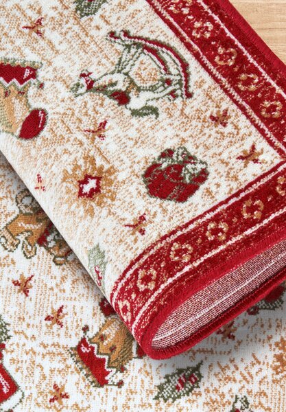 Villeroy & Boch Kusový koberec Toy's delight so strihaným vlasom 106217 Red, Multicolor, 50x80, červená, obývacia izba