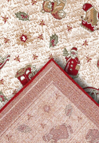 Villeroy & Boch Kusový koberec Toy's delight so strihaným vlasom 106217 Red, Multicolor, 50x80, červená, obývacia izba
