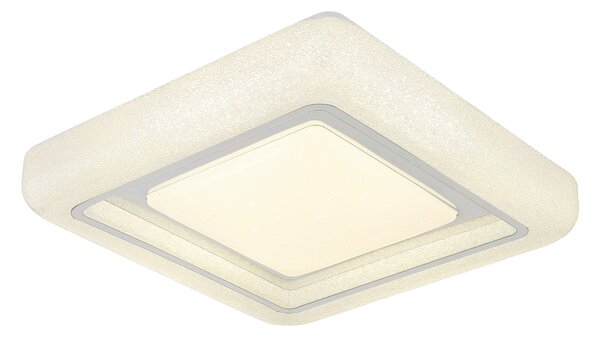 STROPNÉ LED SVIETIDLO, 38/38/7,5 cm Globo - Online Only bytové doplnky, Online Only