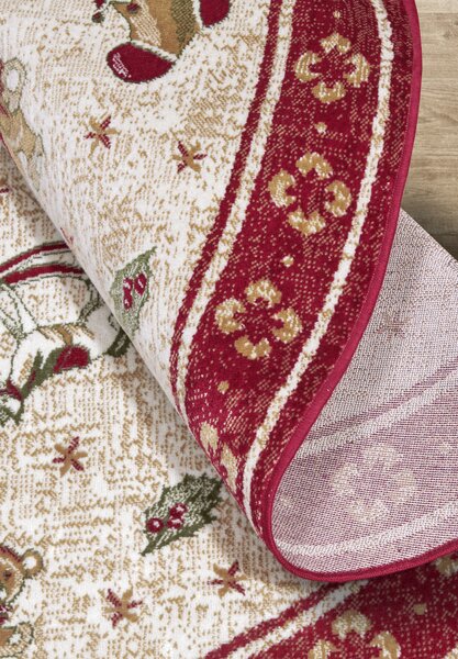 Villeroy & Boch Kusový koberec Toy's delight so strihaným vlasom 106217 Red, Multicolor kruh, 160x160 (priemer) kruh, červená, obývacia izba