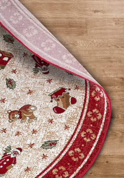 Villeroy & Boch Kusový koberec Toy's delight so strihaným vlasom 106217 Red, Multicolor kruh, 160x160 (priemer) kruh, červená, obývacia izba