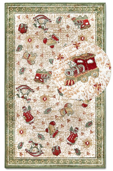 Villeroy & Boch Kusový koberec Toy's delight so strihaným vlasom 106218 Green, Multicolor, 50x80, zelená, obývacia izba