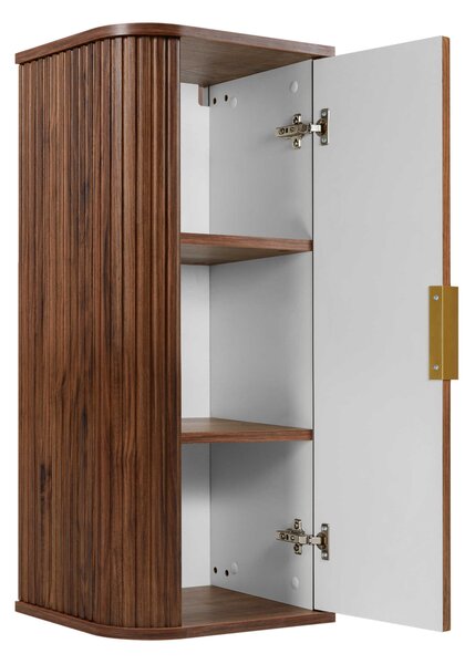 Závesná skrinka do kúpeľne ELEGANCE Walnut 79 cm