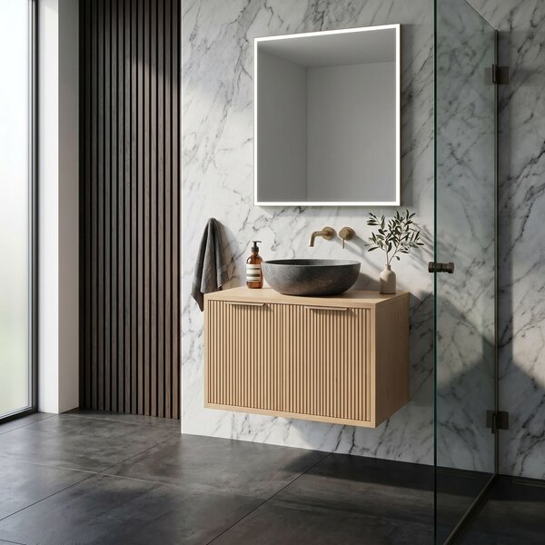 Kúpeľňová skrinka pod umývadlo Rea Core 60cm Beige