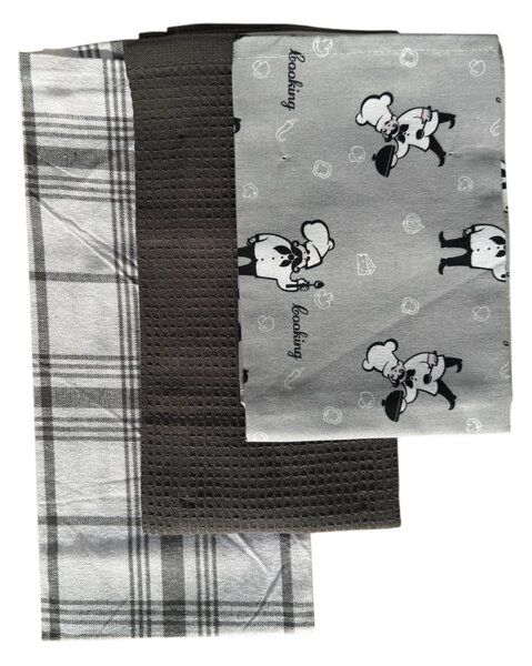 Sendia Textil Kuchynské utierky 3 Set MASTER CHEF' S