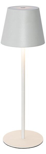 Stolná lampa biela vrátane stmievateľnej a nabíjateľnej LED IP54 - Murdock