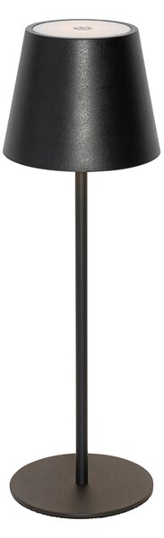 Stolná lampa čierna vrátane stmievateľnej a nabíjateľnej LED IP54 - Murdock