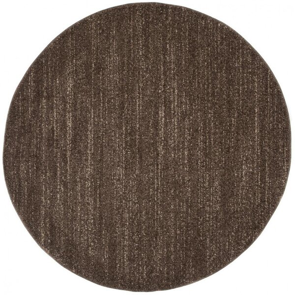Kusový koberec Remon tmavo hnedý kruh 150x150cm