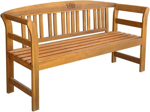 BIGBARLEY záhradné stoličky, záhradné lavice, lavice do obývačky, kuchynské lavice, záhradná lavica s vankúšom 157 cm akáciové masívne drevo