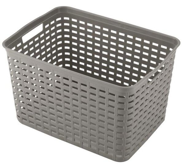 Plastový košík HEIDRUN 39x29x22cm MIX farieb