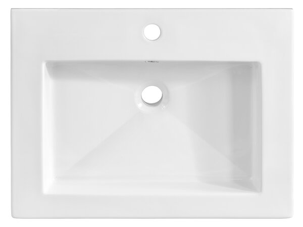 Comad Nábytkové keramické umývadlo UM-8070 SPIRIT 60, 61x46 cm, biela lesklá