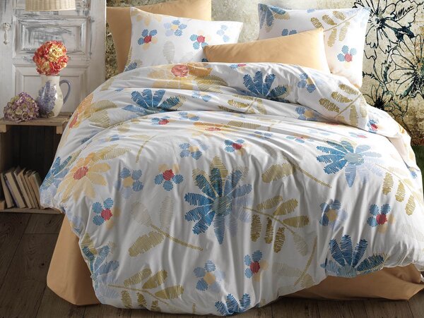 Darymex Bavlnené posteľné prádlo MODERN FLOWERS/200x220 COTTONLOVE EXCLUSIVE