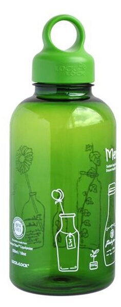 LOCKNLOCK Fľaša na vodu "Bisfree loop", 530 ml, zelená