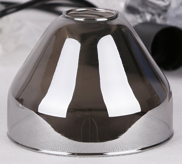 Čierno-zlatý závesný luster Gregory pre žiarovku E14 – LED lustre a svietidlá > Kolekcie svietidiel > Kolekcia svietidiel GREGORY