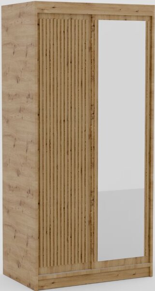 Šatníková skriňa DELIA | dub artisan 100 cm
