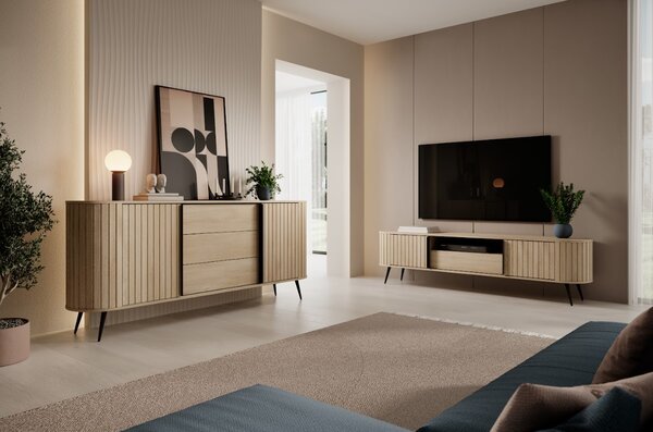 Tv stolík LOVLI 196 | 2D1S