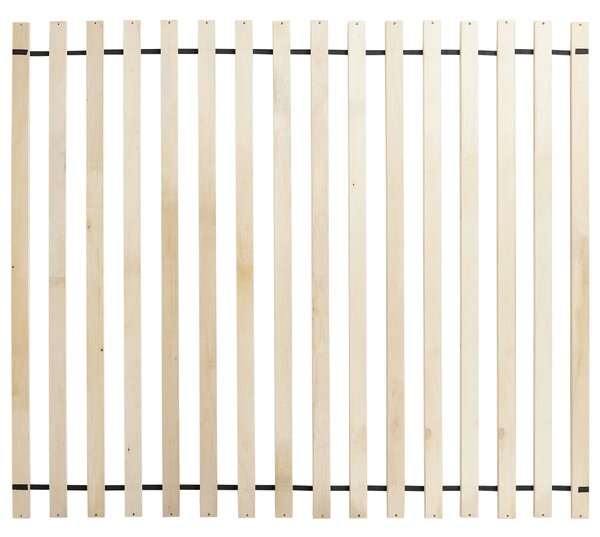 Posteľ béžové menčestrové čalúnenie 180 x 200 cm s roštom hrubé čalúnené čelo retro tradičný štýl
