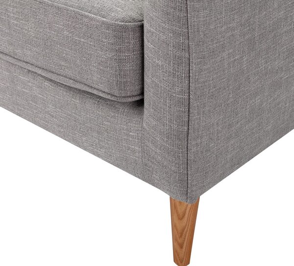 Pohovka Venuste grey linen pre 3 osoby