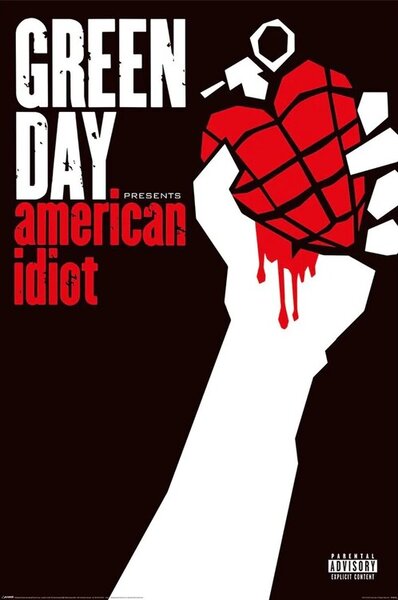 Plagát, Obraz - Green Day - American Idiot Album