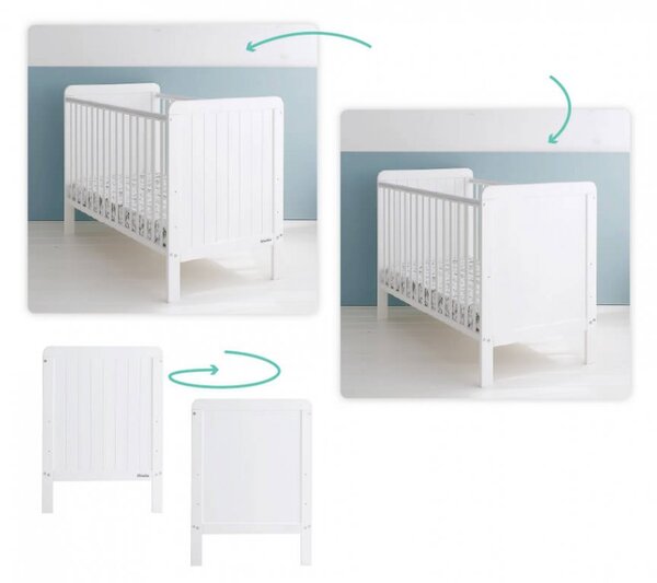 Detská postieľka Country Cot 120x60 Variant úložný box: S úložným boxom