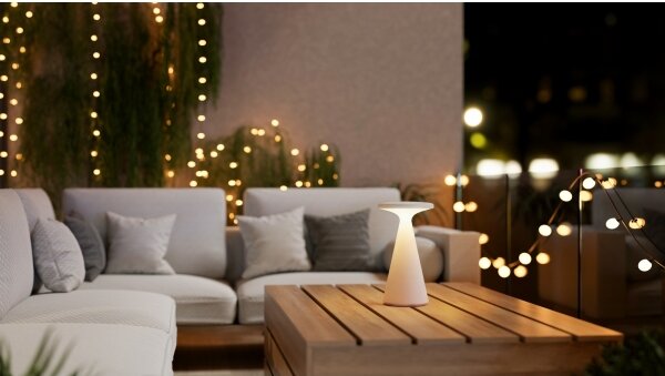 Osram - LED RGB s možnosťou stmievania, nabíjateľná vonkajšia stolová lampa TWIST LED/1,35W/3,7V 1800 mAh IP44