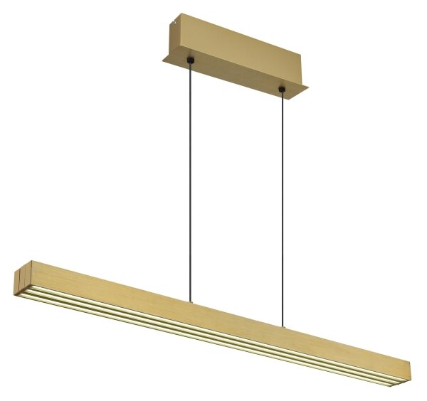 Globo 17016G - LED stmievateľný dotykový závesný luster na lankách ETHAN 39W/230V 2700/4000/6000K mosadz