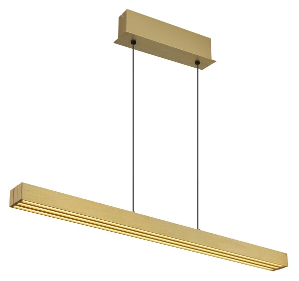 Globo 17016G - LED stmievateľný dotykový závesný luster na lankách ETHAN 39W/230V 2700/4000/6000K mosadz