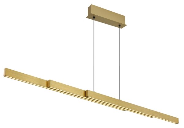 Globo 17016G - LED stmievateľný dotykový závesný luster na lankách ETHAN 39W/230V 2700/4000/6000K mosadz