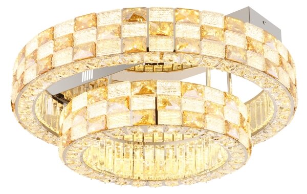 Globo 67396D1 - LED stmievateľné stropné svietidlo LIDIA 55W/230V 2700-6000K pr. 61 cm + diaľkové ovládanie
