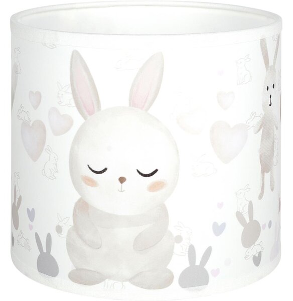 Brilagi - Univerzálne tienidlo BOBO E27 priemer 15 cm biela/zajačiky