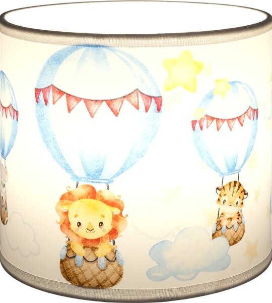 Brilagi - Univerzálne tienidlo BOBO E27 pr. 15 cm biela/zvieratká