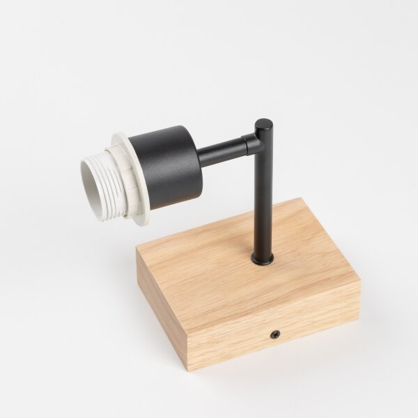 BRILAGI - Nástenné svietidlo BOBO WOOD 1xE27/25W/230V dub/čierna/biela/ružová/balerínky