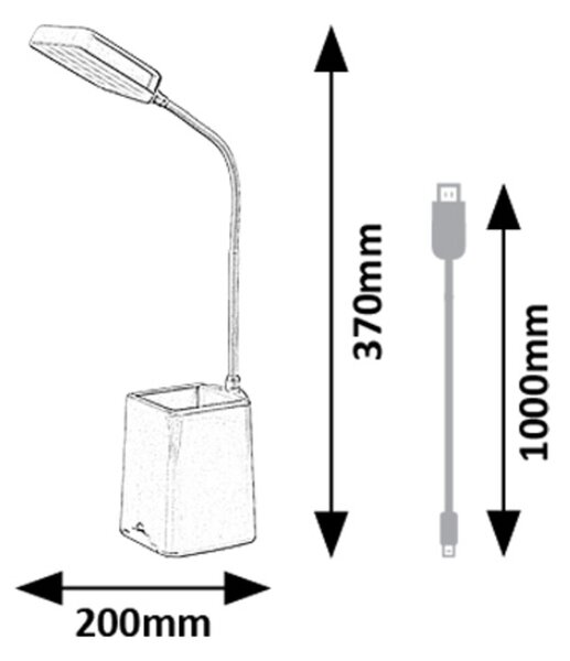 Rabalux ARVID LED stolná lampa 74245