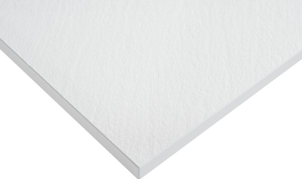 CERANO - Sprchová vanička štvorcová Pablo - SMC/minerálny kompozit - štruktúrovaná biela matná - 70x70x3 cm