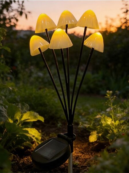 Sinsay - Solárna LED lampa na zapichnutie do zeme - biela