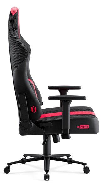 Látkové herné kreslo Diablo X-Player 2.0 Normal Size, karmínovo-antracitové