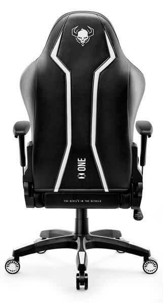 Herné kreslo Diablo X-One 2.0 Normal Size, čierno-biele
