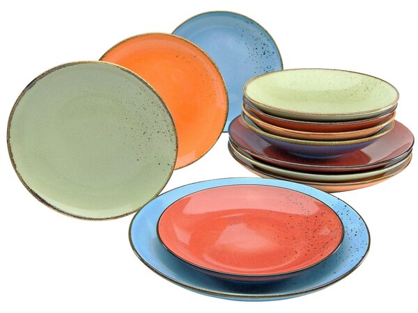 KOMBINOVANÝ SERVIS NATURE COLLECTION MEDITERRAN 12-dielne Creatable - Online Only bytové doplnky, Online Only